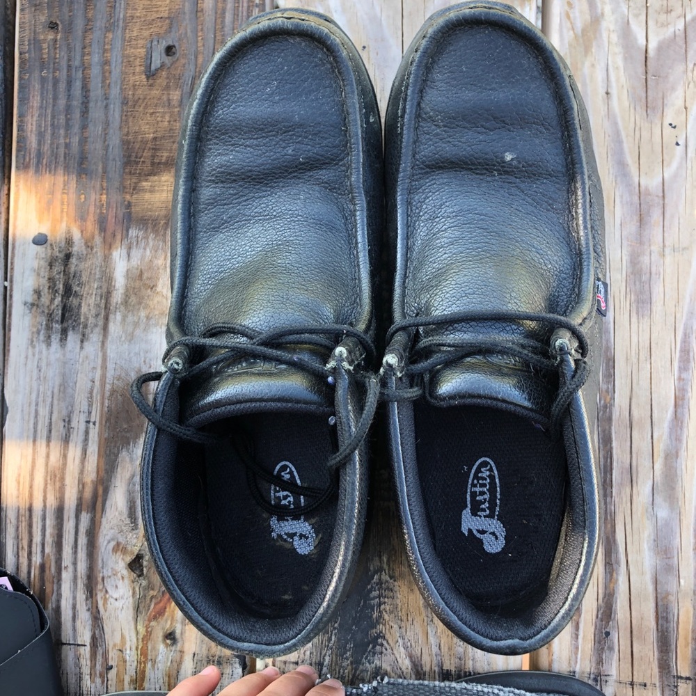 Justin Steel Toe Work Boots Chukka